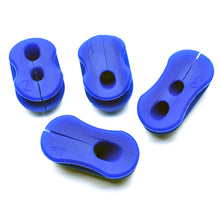 Blue Rubber Cable Cover Cap Set